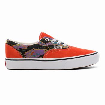 Női Vans Suede ComfyCush Era Tornacipő VA8965207 Narancssárga/Camo